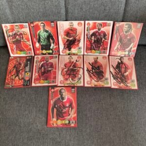aberdeen x11 trading cards hand signed Autographs