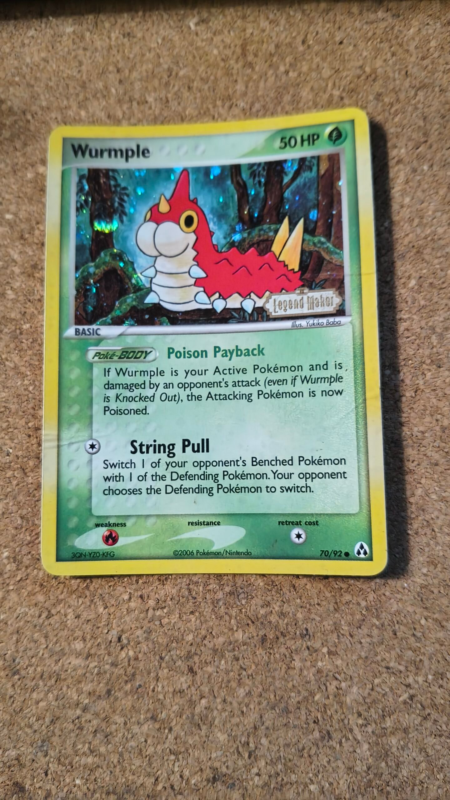 IMG_20260331_214326048_HDR pokemon wurmple damaged 70/92 - Image 1