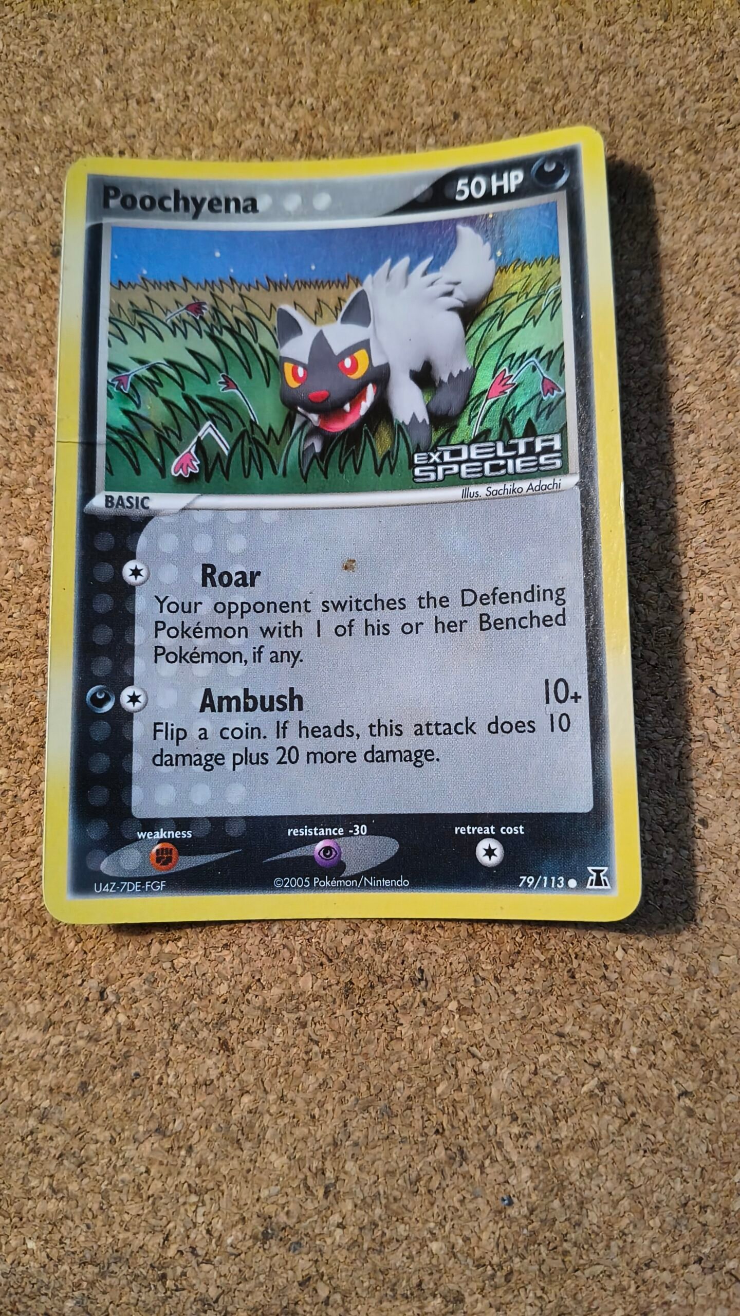 IMG_20260331_220635702_HDR pokemon poochyena 79/113 damaged - Image 1