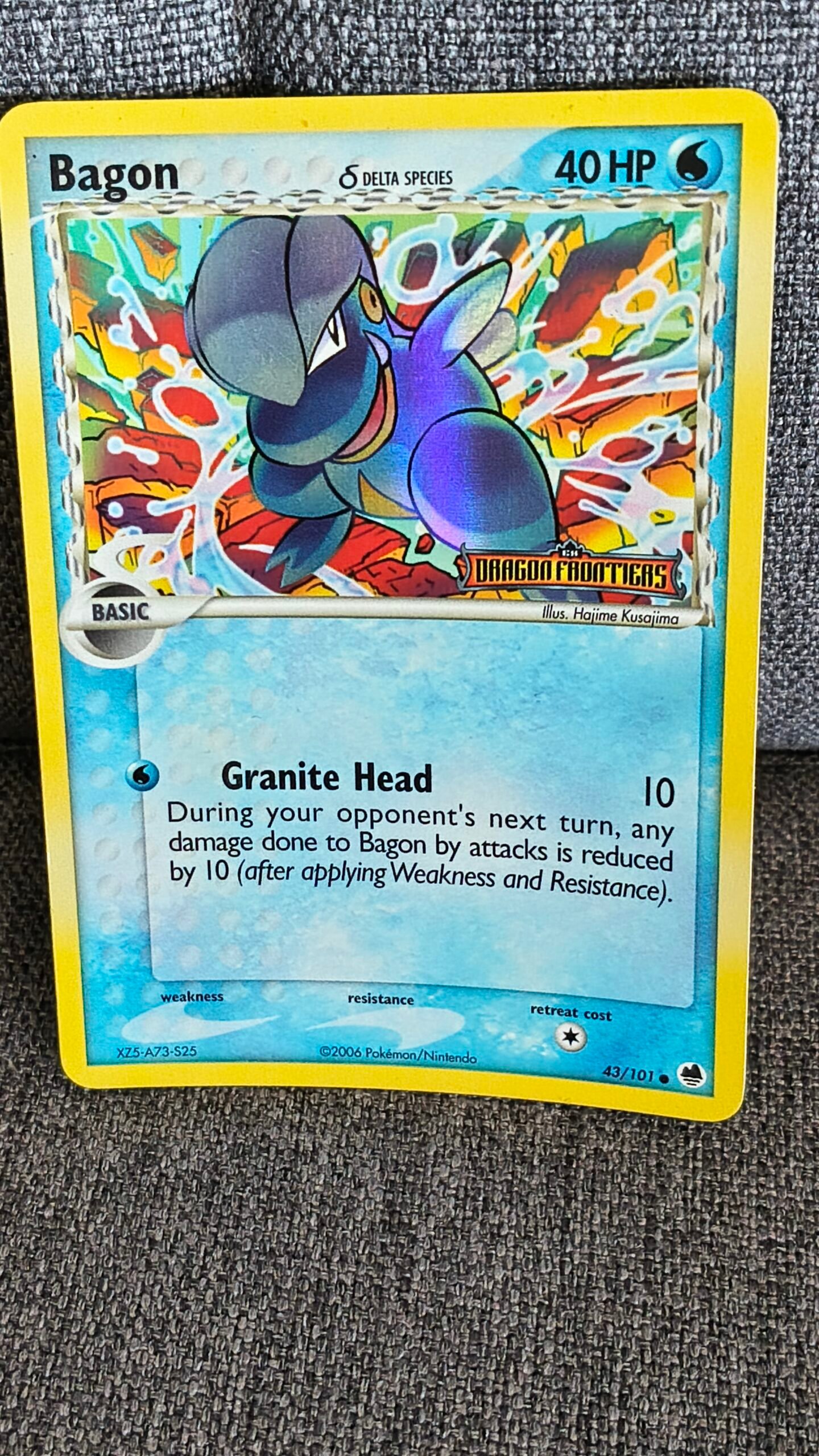 bagon 43/101 Vintage Pokemon