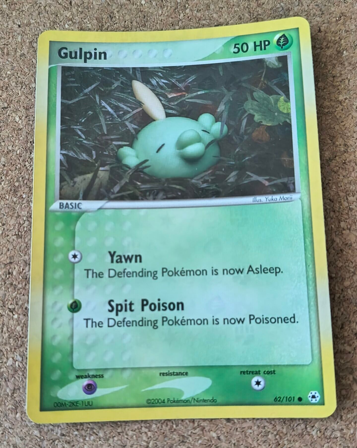 gulpin- 62/101 Vintage Pokemon