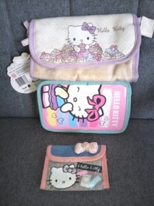 Hello Kitty wallet+make up case+zip pencil case