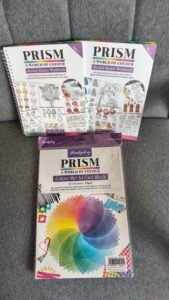 Unused Hunkydory colour me cardstock craft item+ Prism markers workbooks x2
