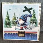 Handmade Christmas Card (6"X6") | BID OR Buy Now