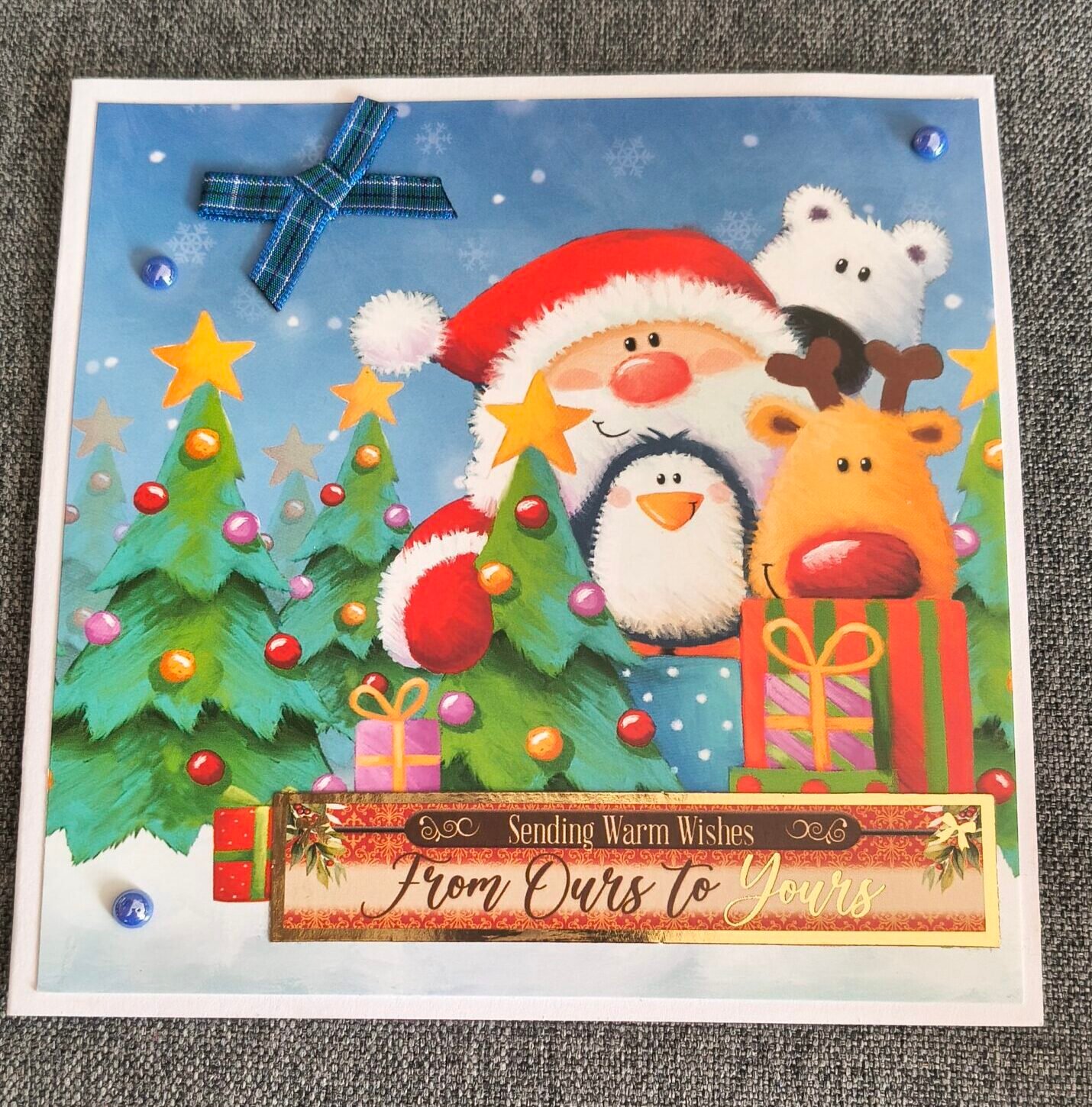Handmade Christmas Card (6"X6") | BID OR Buy Now