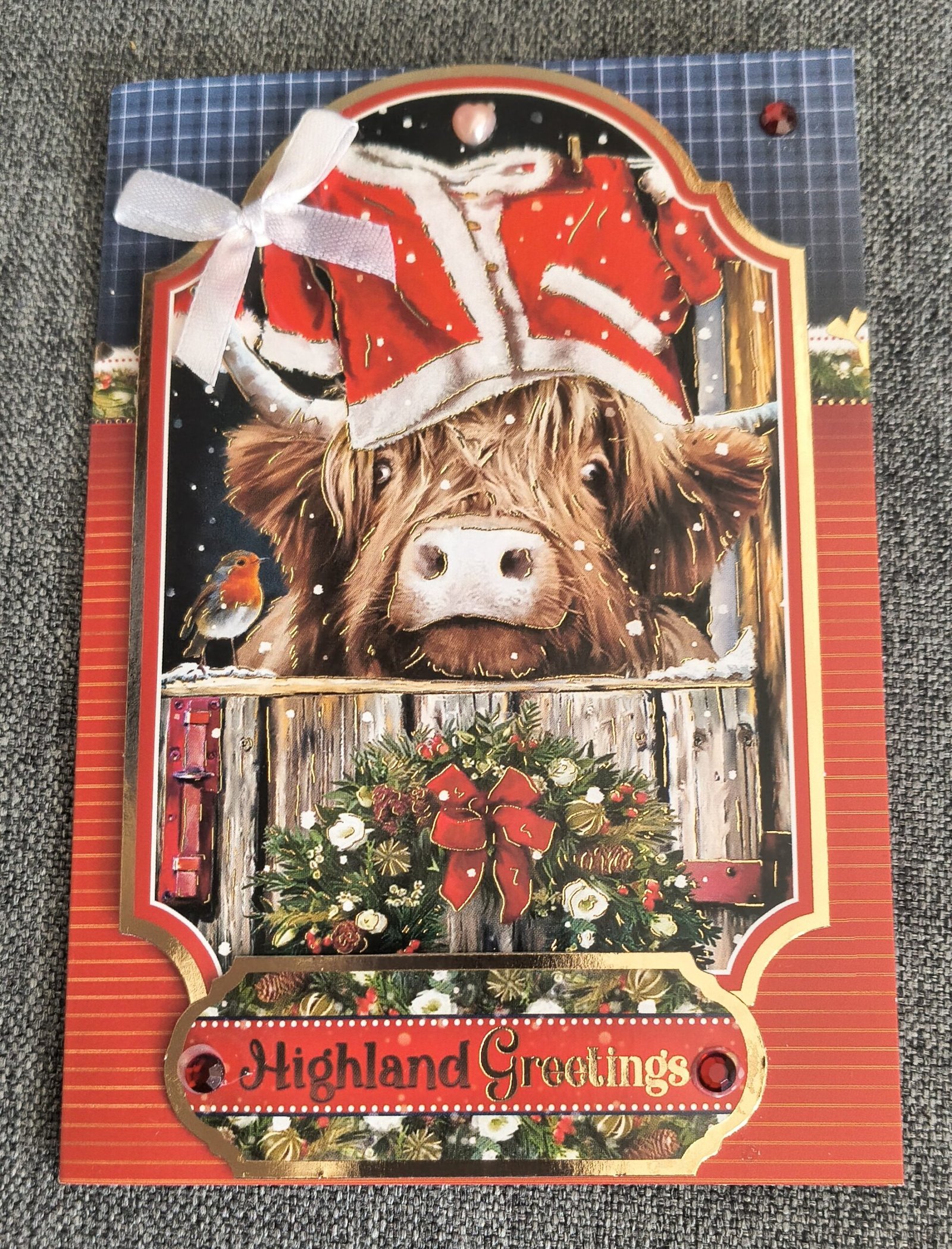 IMG_20260824_144617998_HDR Handmade Christmas Card (6"X4") | BID OR Buy Now - Image 1