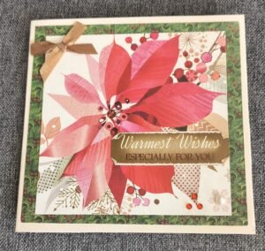 Handmade Christmas Card (5"X5") | BID OR Buy Now