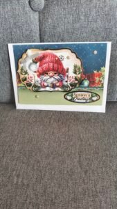 Handmade Christmas Card (6"X4") | BID OR Buy Now