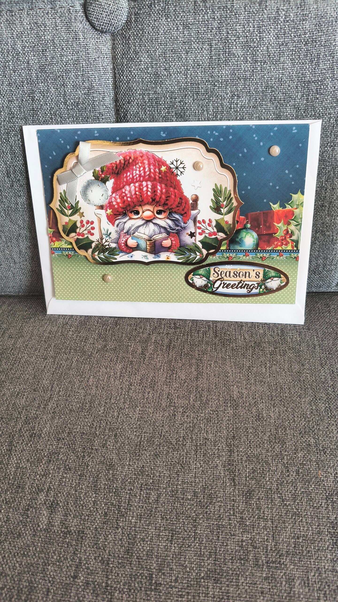 IMG_20260909_141406072_HDR Handmade Christmas Card (6"X4") | BID OR Buy Now - Image 1
