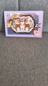 Handmade Christmas Card (6"X4") | BID OR Buy Now