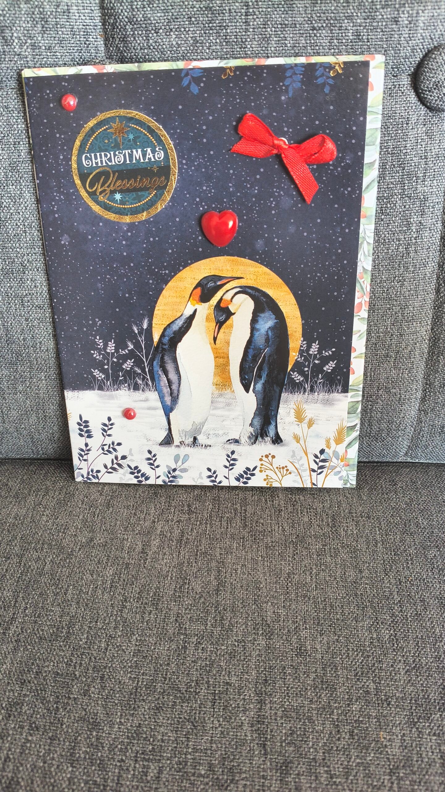 IMG_20260909_141559212_HDR Handmade Christmas Card (5"X7") | BID OR Buy Now - Image 1