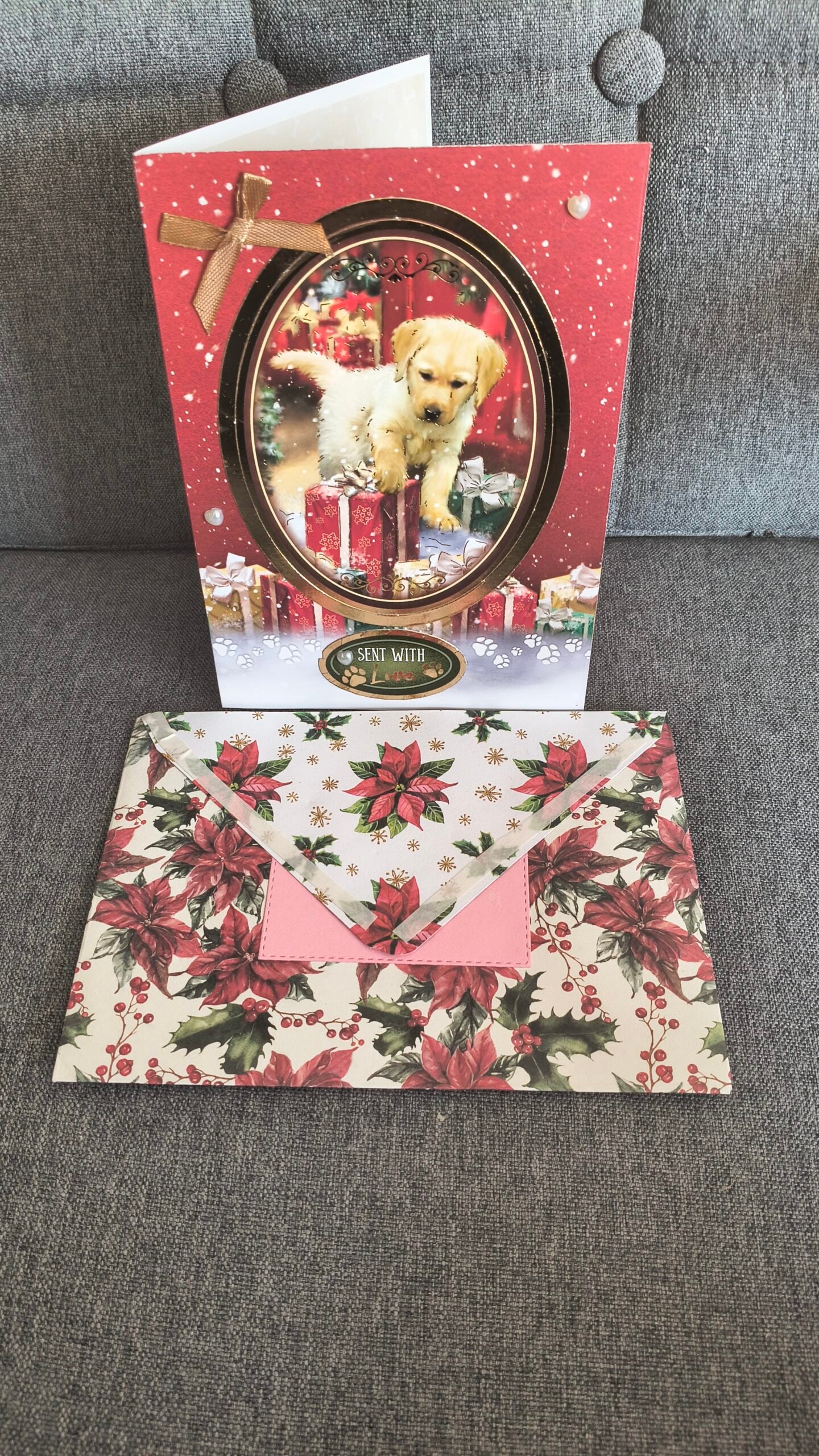 IMG_20260909_141700873_HDR Handmade Christmas Card (5"X7") | BID OR Buy Now - Image 1