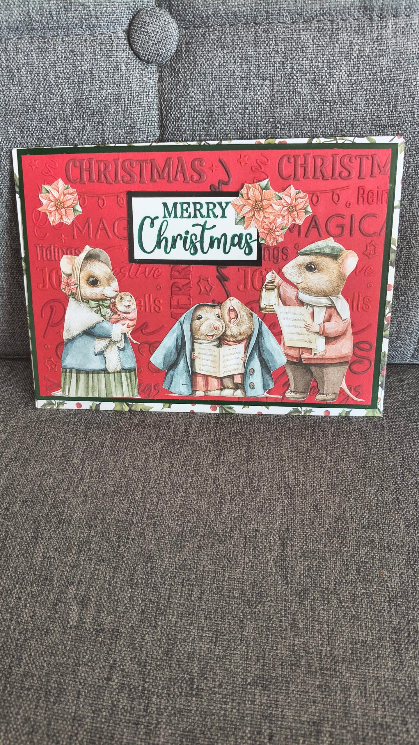IMG_20260909_141823019_HDR Handmade Christmas Card (5"X7") | BID OR Buy Now - Image 1