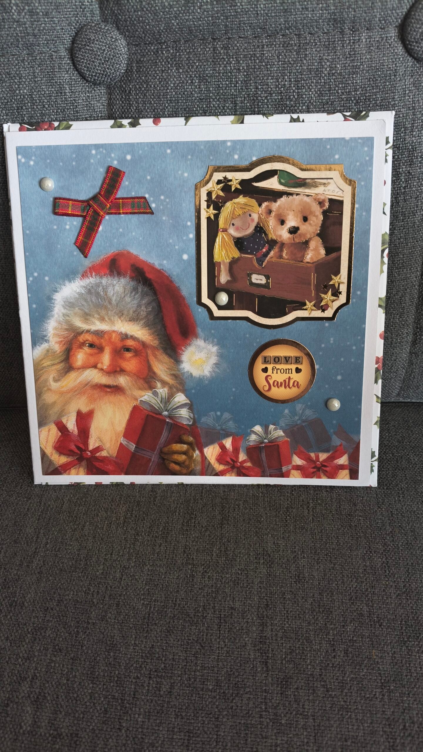 Handmade Christmas Card (6"X6") | BID OR Buy Now