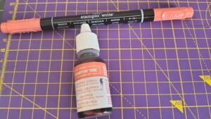 Stampin' Up Ink + Write Brush Marker refillable Calypso Coral