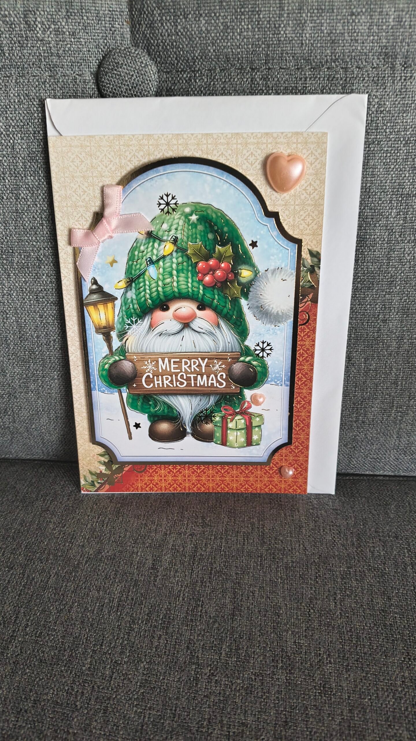 IMG_20260910_145409756_HDR Handmade Christmas Card (6"X4") | BID OR Buy Now - Image 1