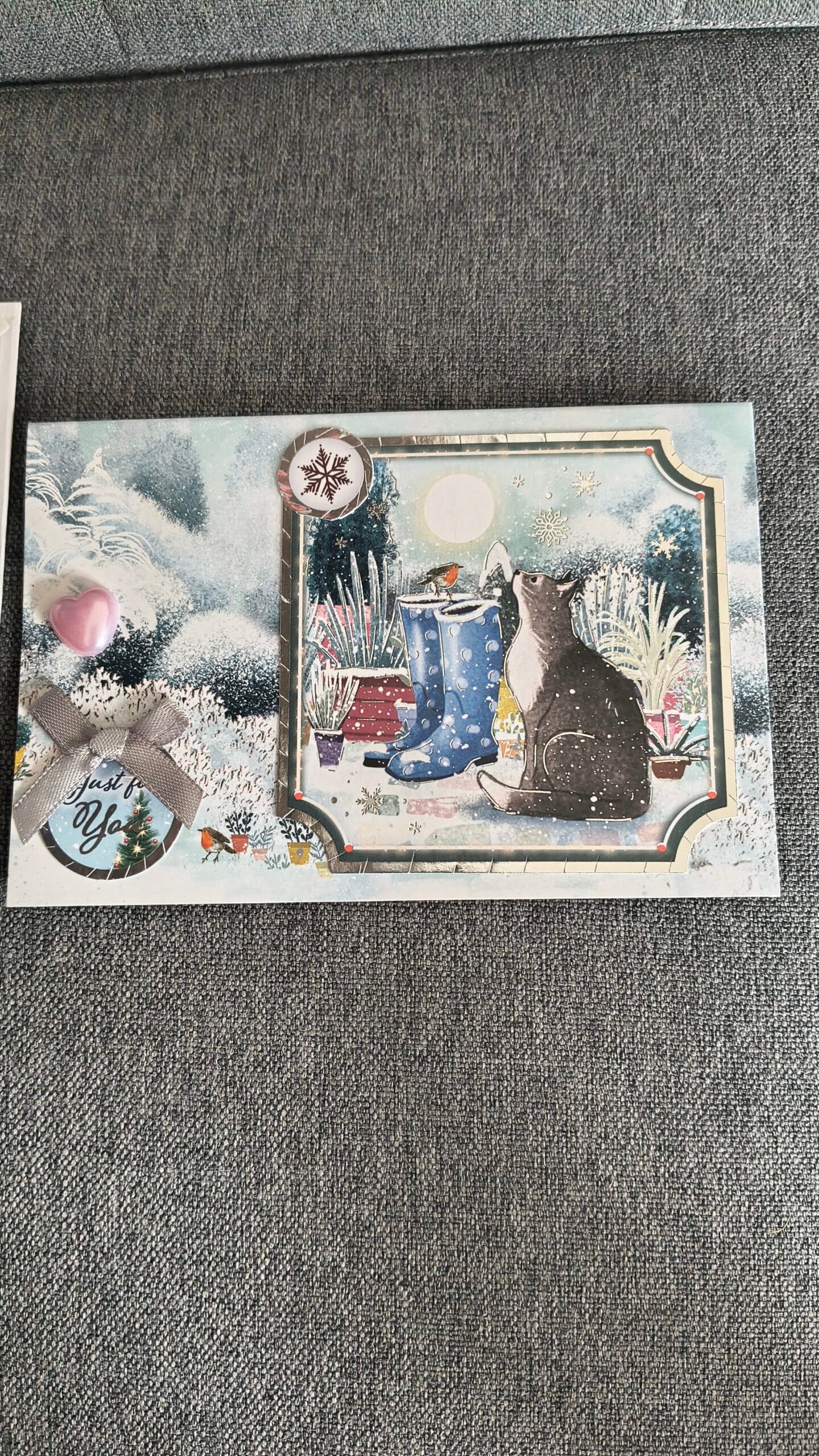IMG_20260912_123115842_HDR Handmade Christmas Card (6"X4") | BID OR Buy Now - Image 1